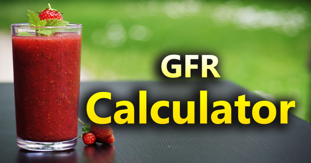 GFR Calculator