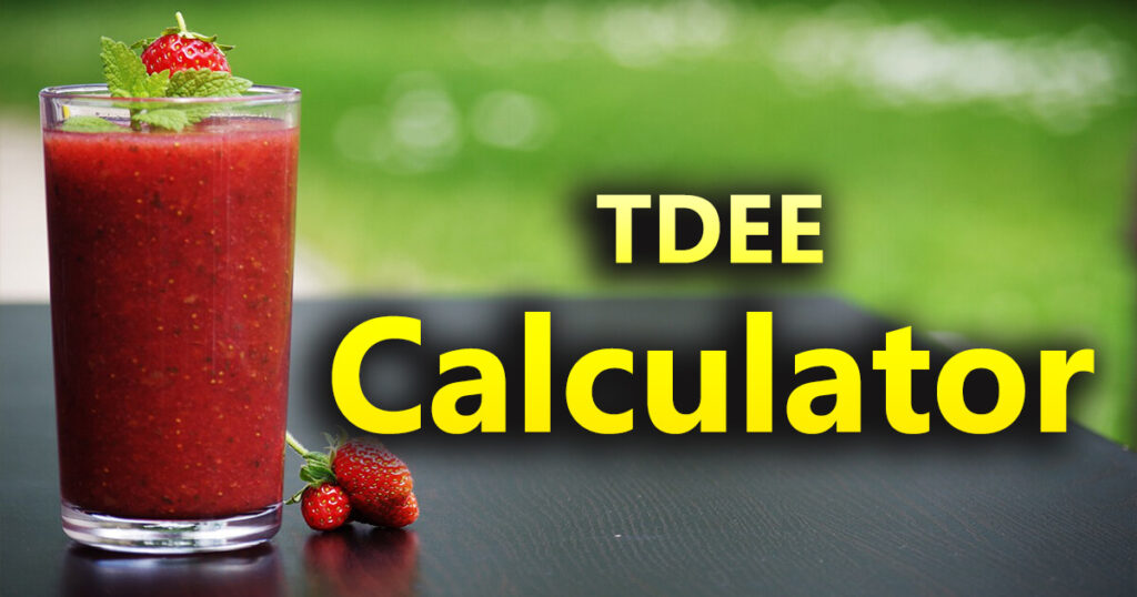 tdee calculator