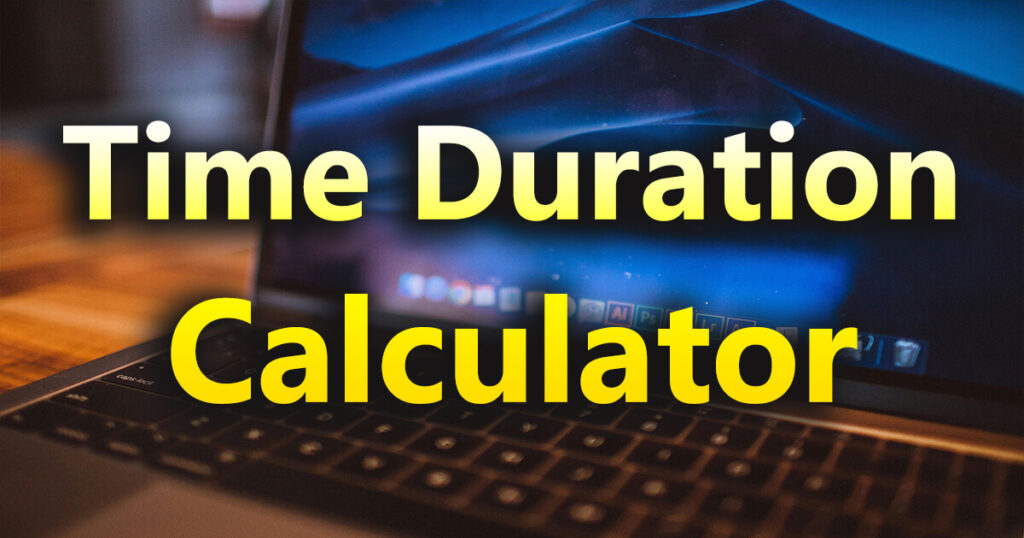 time duration calculator