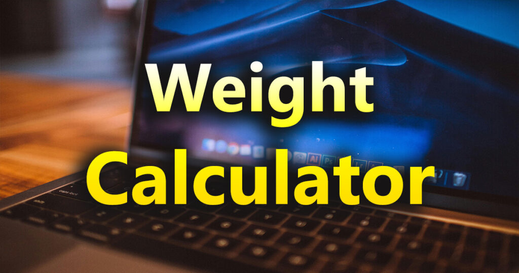 Weight Converter Calculator