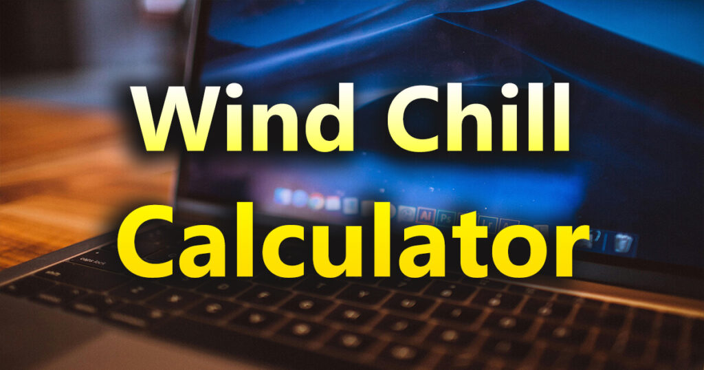 wind chill calculator