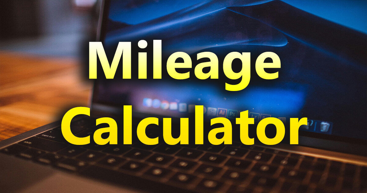 Mileage calculator