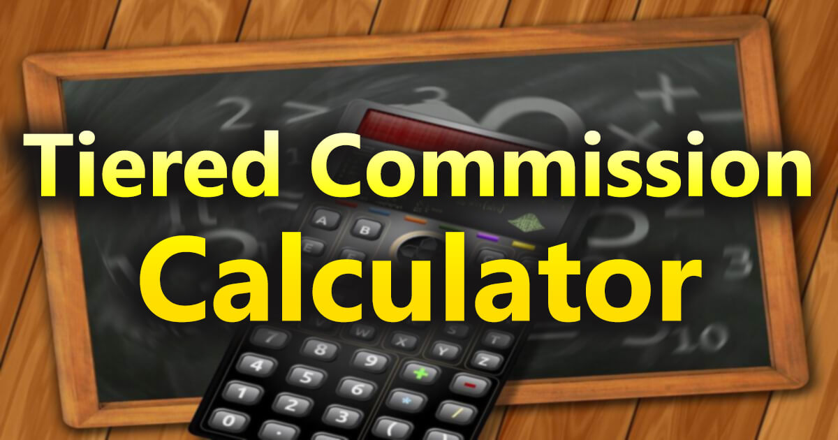 Tiered Commission Calculator