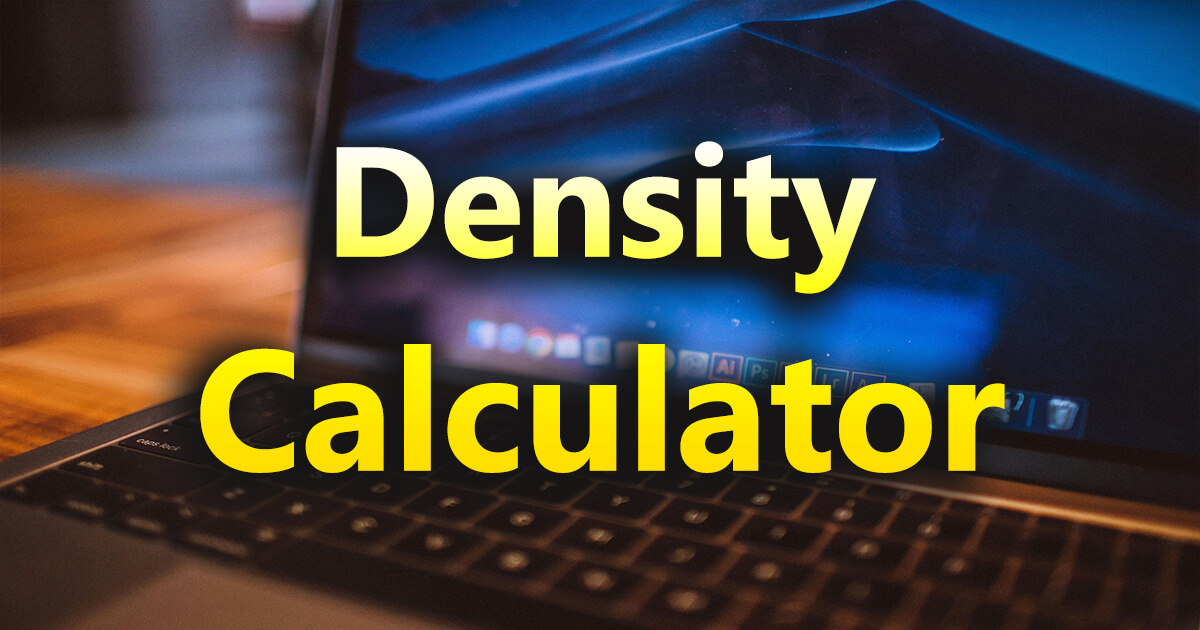 density calculator