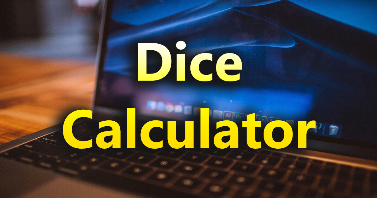dice calculator