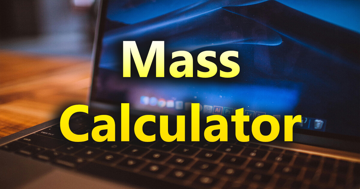 mass calculator