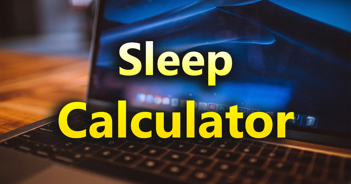 sleep cycle calculator